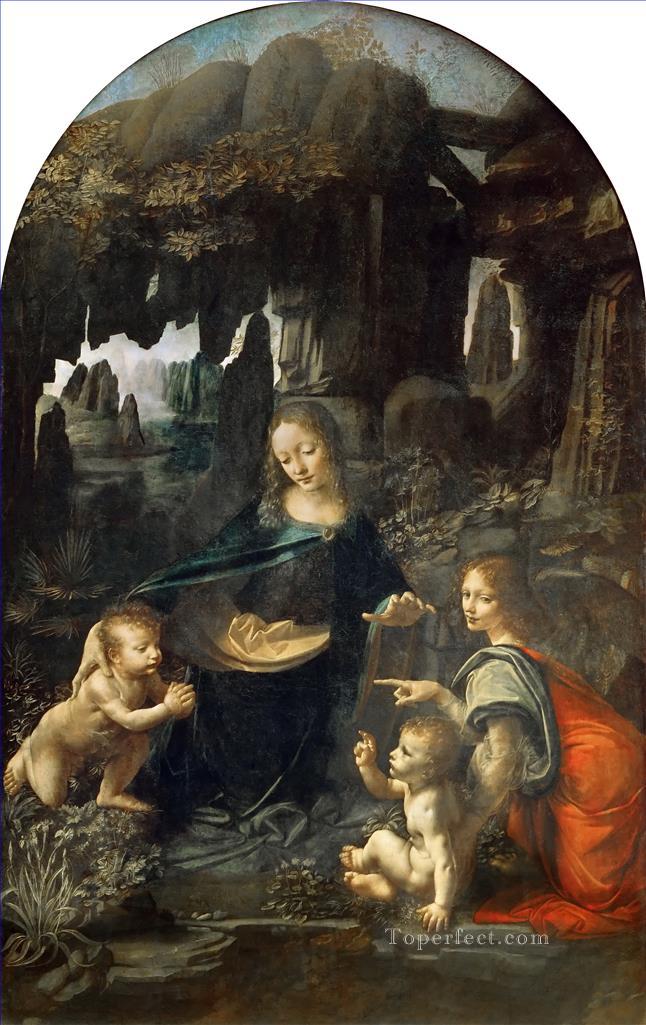 Madonna of the Rocks 3 Leonardo da Vinci Oil Paintings
